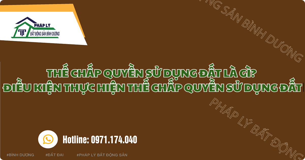 Thế chấp quyền sử dụng đất